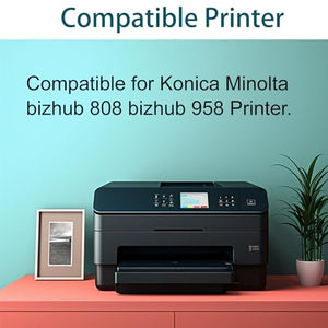 MYNVY DV912 Developer Unit Replacement for Konica Minolta bizhub 808/958 Printer - Black 2pack