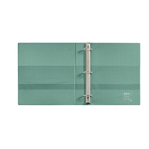 Avery Heavy-Duty View Binder with 1-Inch One Touch EZD Rings, Sea Foam Green, 1 Binder (79343)