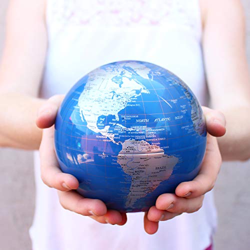 Blue and Silver MOVA Globe 4.5"
