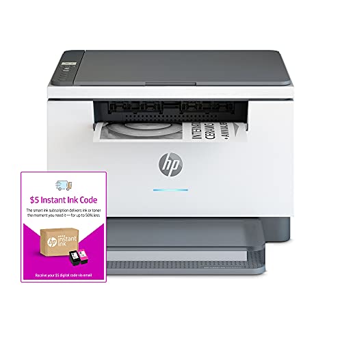 HP Laserjet MFP M234dw Wireless Black & White All-in-One Printer, with Fast 2-Sided Printing (6GW99F) and Instant Ink $5 Prepaid Code