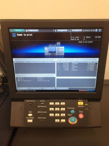 Konica Minolta Bizhub Pro C6000 Copier Printer Scanner PF-602 LCT, FS-531 646k!