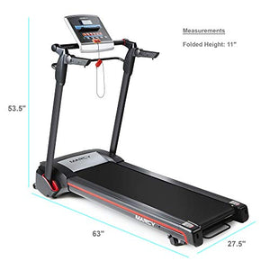 Marcy Easy Folding Motorized Treadmill/Pre Assembled Electric Running Machine JX-651BW