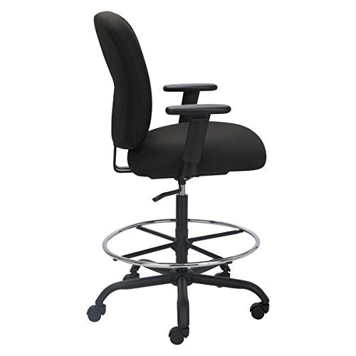 Alera ALEMT4610 Mota Series Big and Tall Stool, Black