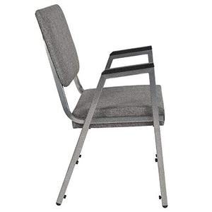 Flash Furniture 4-XU-DG-60443-670-2-GY-GG Bariatric Chairs, 4 Pack, Gray Fabric