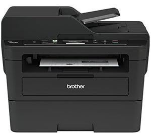 Brother Monochrome Laser Printer, Compact Multifunction Printer and Copier, DCPL2550DW, Wireless Printing, Duplex Printing, Mobile Printing, 50-Sheet Document Feeder, Amazon Dash Replenishment Enabled, Black