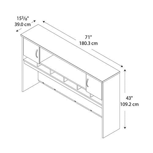 BUSH BUSINESS FURNITURE Series C:72-inch Overhead (2 Door)