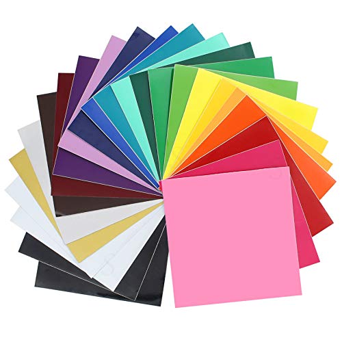 Silhouette Pink Cameo 4 Starter Bundle with 26 Oracal Vinyl Sheets, Transfer Paper, Class, Guides and 24 Sketch Pens