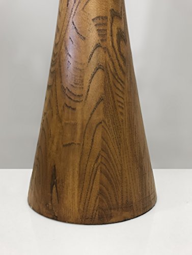 Adesso 3201-15 Espresso Floor Lamp, Smart Outlet Compatible, 10" x 10" x 68", Walnut