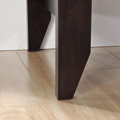 Sauder 422191 Shoal Creek L-Desk, L: 58.74" x W: 58.74" x H: 29.76", Jamocha Wood finish