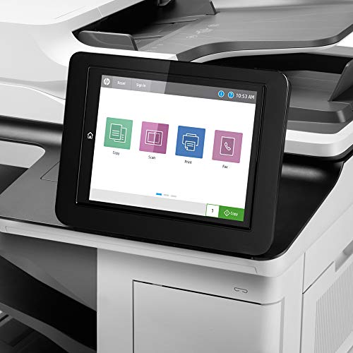 HP LaserJet Enterprise MFP M634z Monochrome Multifunction Duplex Printer with Extra Paper Trays and 3-bin Stapler/Stacker (7PS96A)
