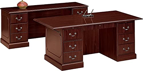 HON 94000 Series Kneespace Credenza, Mahogany 72x24x29.5