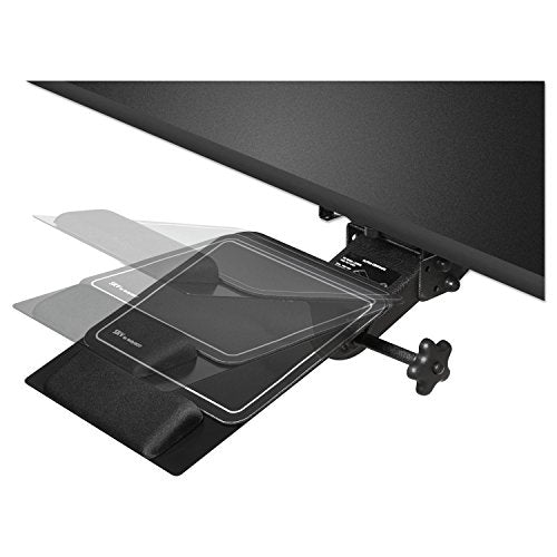 Kelly Computer Supply 17950 Adjustable Under Desk Mount Mouse Platform, 9-1/2 x 11, Black