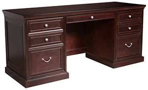 Martin Furniture  Fulton Computer Credenza, Fully Assembled, Brown