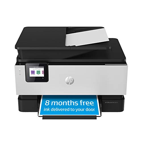 HP OfficeJet Pro 9016 All-in-One Wireless Printer - Includes 8 Months of Ink Delivered to Your Door and Smart Tasks for Home Office Productivity, Works with Alexa (1KR47A)