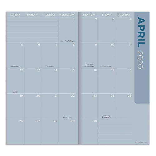 2020-2021 Printed Bouquet 2-Year Small Pocket Planner Calendar