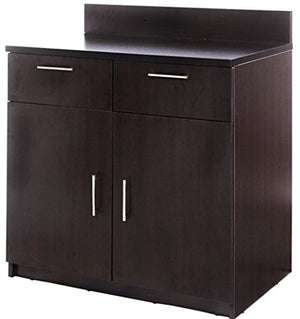 Breaktime 1 Piece Group Model 2091 Break Room Lunch Room Cabinet"Ready-To-Install/Ready-To-Use", Color Espresso