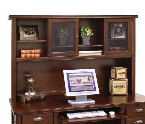 Martin Furniture TLC682 kathy ireland Home by Martin Tribeca Loft Hutch, Fully Assembled, Cherry
