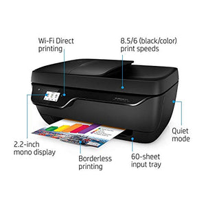 HP OfficeJet 3833 All-in-One Printer, HP Instant Ink or Amazon Dash replenishment ready (K7V37A)