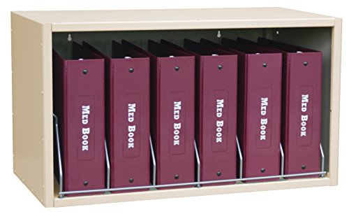 Omnimed  266006-BG Cubbie File Storage Rack with 6 Capacity, Beige