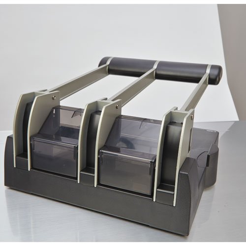 CARL, XHC-150N, Heavy Duty 3-Hole Paper Punch, 150 sheet capacity.,Black and Silver
