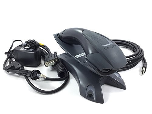 Honeywell Voyager 1202G Bluetooth Wireless Single-Line Laser Barcode Scanner (1D and GS1) Kit, Includes RS232 Cable, Power Supply and USB Cable