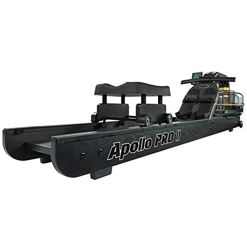 First Degree Fitness Apollo II Reserve AR Indoor Water Rowing Machine, Black
