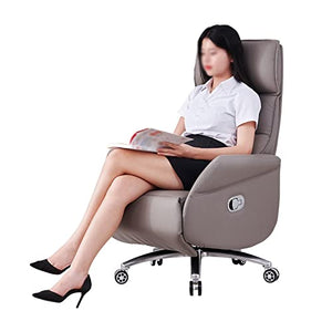 HUIQC Executive Boss Chair with 160° Recline and USB Charging - Gray