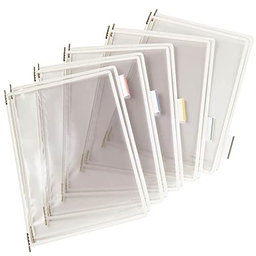 Tarifold Desktop Reference System with 50 Display Pockets, White, Letter-Size, 100 Sheet Capacity (D225)