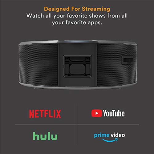 Aiko Smart DLP Digital Portable Mini HD Projector Video Projector - Android 7.1 for WiFi Streaming Movies, Netflix, Hulu, Prime Video, YouTube
