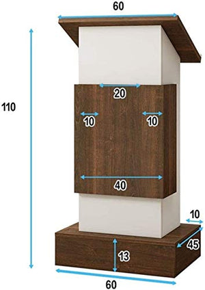 CAMBOS Lectern Podium Stand - Simple Modern Floor Lecture Table