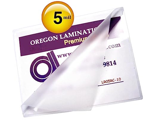 Oregon Lamination Premium 1000 Letter Laminating Pouches 5 Mil 9 x 11-1/2 Hot