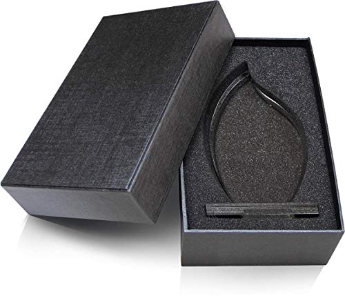 Personalized Crystal Flame Shaped Employee Retirement Award for Man or Woman, Customized with Retiree's Name, Unique Retirement Gift for Co-Worker and Friend (XL - 12")