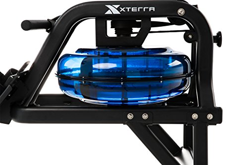 XTERRA Fitness ERG600W Water Rowing Machine, Black