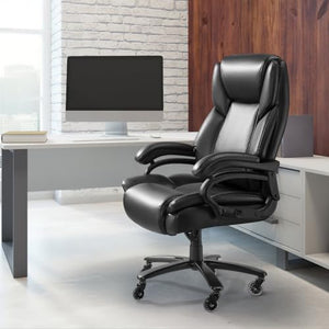 OFIKA Big and Tall Office Chair 500lbs - Adjustable Lumbar Support, Heavy Duty High Back Executive Desk Chair