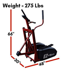 Best Fitness Body-Solid Elliptical Trainer (BFE2), red