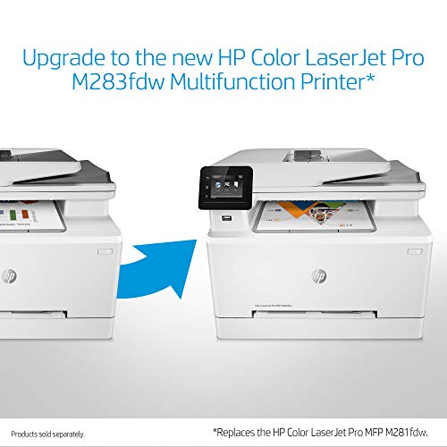 HP LaserJet Pro M281fdw All in One Wireless Color Laser Printer, Amazon Dash Replenishment Ready (T6B82A)