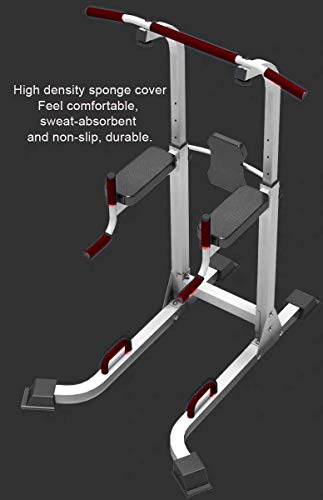 Power Tower Multi-Functional Training Equipment Pull-up bar Parallel Bars Power Tower Dip Station Multifunction Home Gym Strength Training Equipment Sit-ups Push-up Supports for Bearings Weight 660 lb