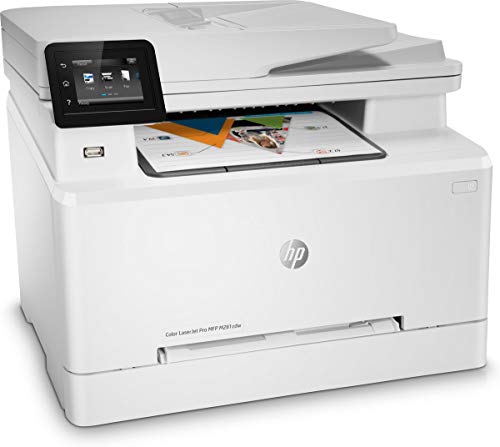 HP Laserjet Pro M281cdw All in One Wireless Color Printer, Scan, Copy and Fax with Ease with Bonus of 30 Sheets of HP Brochure Paper (T6B83A) - Premier Edition