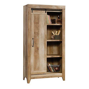 Sauder 422474 Adept Storage Cabinet, L: 36.61" x W: 16.81" x H: 71.02", Craftsman Oak finish