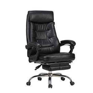 CLoxks Executive Office Chair, High-Grade PU Leather, Adjustable Height, Ergonomic Design