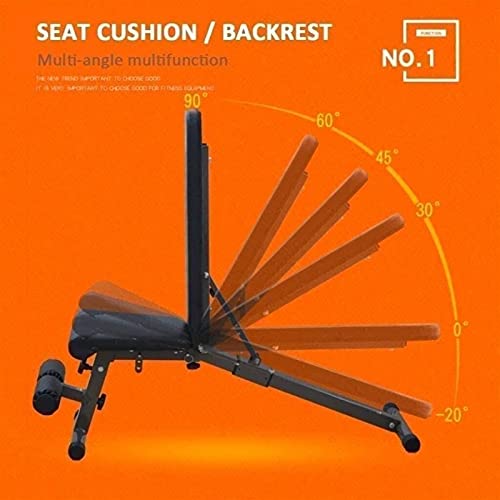 ZXNRTU Full Body Workout Weight Bench, Home Gym Workout Bench, Exercise Equipment for Home Workouts, Gym Equipment for Home, Adjustable Weight Bench, Strength Training Equipment