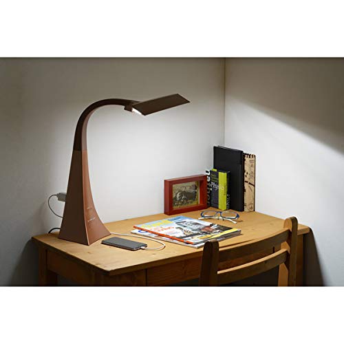 TWINBIRD Toning Function/Power Outlet LED Stand"Swish" (Copper Gold) LE-CD1501SG-G【Japan Domestic Genuine Products】【Ships from Japan】