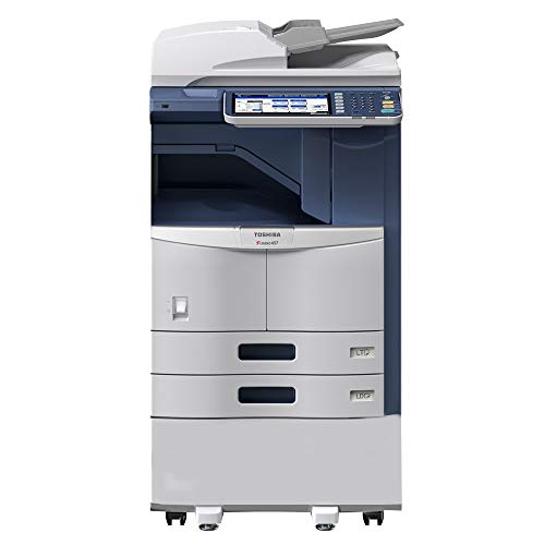 Toshiba E-STUDIO 307 A3 Mono Multifunction Copier - 11x17, 30ppm, Copy, Print, Color Scan, Network, Duplex, USB, 2 Trays and Cabinet (Certified Refurbished)