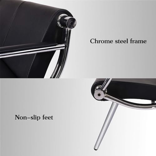 Kinsuite 5-Seats Waiting Room Chairs - PU Leather Airport Reception Benches