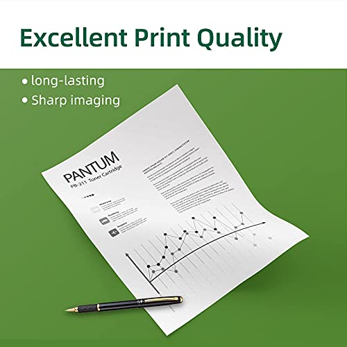 PantumP2502W Monochrome Laser Printer Home Office School Student Mobile Wireless Printing- Small with PB-211 Toner