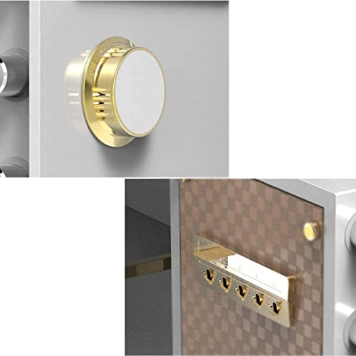 JTKDL Safe Box, Cabinet Hidden Safe, Anti-Theft Bedside Cabinet Deposit Box, Password Fingerprint, Sensitive Alarm System