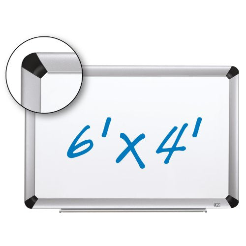 3M Porcelain Dry Erase Board, 72 x 48-Inches, Full Aluminum Frame