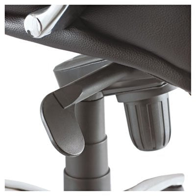 Alera ALERV44LS10C Ravino Big & Tall Series High-Back Swivel/Tilt Leather Chair, Black