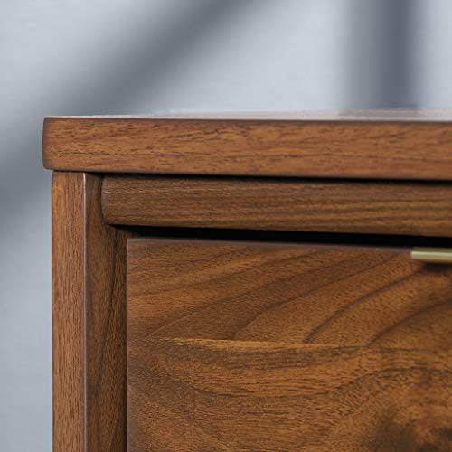 Sauder 421120 Clifford Place Reversible L-Shaped Desk, Grand Walnut Finish