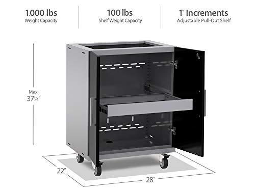 NewAge Products Inc. Performance Plus 2.0 Garage Cabinet, Glossy Black